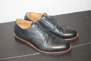 Beckett Simonon Men Oxford Size 11 Black Leather Dress Shoe - Picture 1 of 9