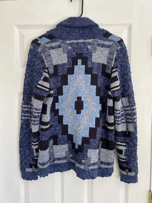 Cárdigan Suéter Marca Lucky Chief Joseph Patrón Mujer Talla S Suroeste Azteca Foto 1 de 4