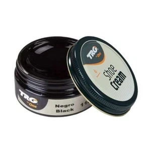 Black soft wax-based leather shoe cream - Picture 1 of 2