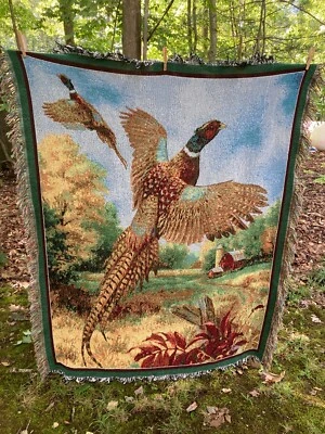 LINDA PICKEN THROW TAPESTRY RINGNECK - Image 1 of 4