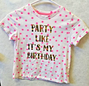 GIRL'S LIGHTNING BUG BIRTHDAY SHIRT TOP SIZE 10 - HAPPY BIRTHDAY! - Picture 1 of 4