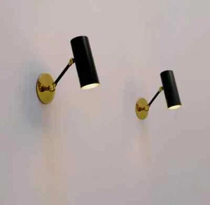 Italian mid-Century Modern Wall Sconce Wall Fixture Lamp - Picture 1 of 6