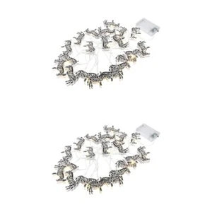 2 Sätze LED Tier Zebra String Light Indoor Outdoor Light String (keine Batterie) - Bild 1 von 12