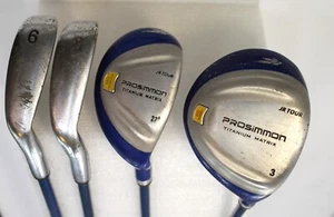 Prosimmon Titanium Matrix Jr Tour Golf Club Set, #3, Hybrid Wood, #5 and #9 RH - Picture 1 of 7