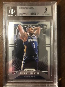 2019-20 ZION WILLIAMSON PRIZM #248 ROOKIE RC GEM MINT BGS 9 Great Sub Grades - Picture 1 of 2