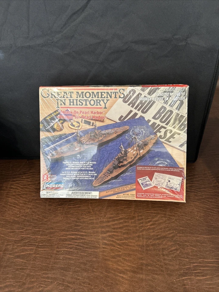 Lindberg Attack on Pearl Harbor Model Ships & Diorama in 1/800 Scale– Sealed Box - Image 1 of 1