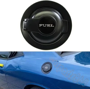 2008-2019 For Dodge Challenger Black Vapor Edition Fuel Gas Filler Door Cap - Picture 1 of 7