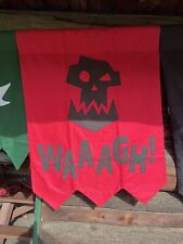 orks warhammer 40k waaagh banner 30” wide custom made