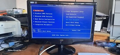 AOC TFT185W80PS LCD Monitor  18" Monitor w/ stand VGA,  (797) - Image 1 of 4