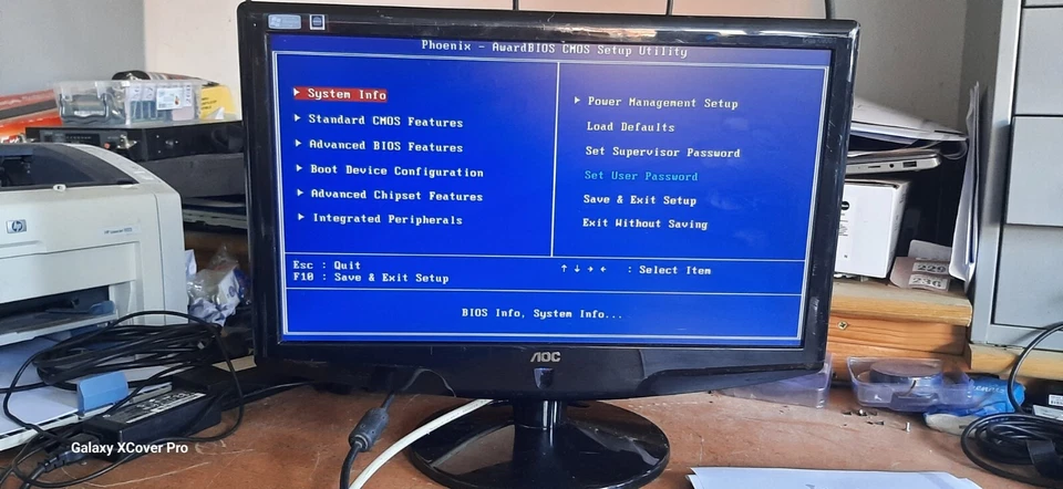 AOC TFT185W80PS LCD Monitor  18" Monitor w/ stand VGA,  (797) - Image 1 of 4