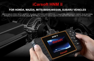 iCarsoft HNM II OBD2 Code Scan Tool for Honda Mazda Mitsusbishi Nissan Subaru - Picture 1 of 7