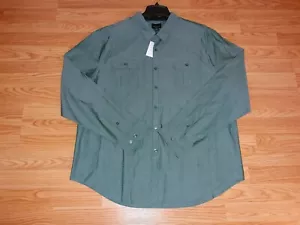 Men's Dress Shirt Size XXL Structure New Tag color olive green/forest green - Picture 1 of 11