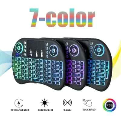 US Mini i8 Wireless Keyboard 2.4G with Touchpad for PC Android Desktop PC TV Box - Image 1 of 4