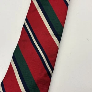 BROOKS BROTHERS Makers Mens 100 Silk Necktie Tie USA Designer - Picture 1 of 12