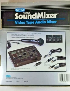 SIMA Video Sound Mixer Video Tape Audio Mixer 1988 Model SSM - Picture 1 of 5