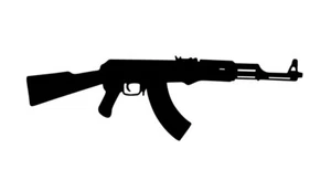 AK 47 Assault Rifle Decal Army Military Car Sticker - Picture 1 of 6