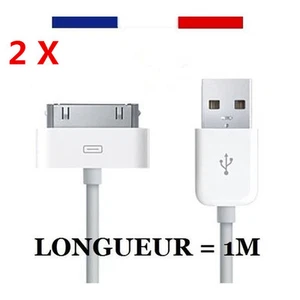 2X 1M 100% OEM Genunine Syncing & charging USB Cable for iPod video & classic - Picture 1 of 5