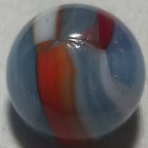Old Multi-colored PELTIER .62" Agate Toy Marble (S7)