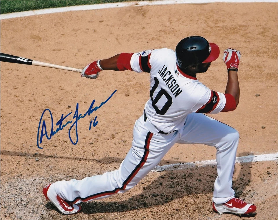 AUSTIN JACKSON  CHICAGO WHITE SOX    ACTION SIGNED 8x10 — 第 1/1 张图片