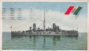 VARESE SHIP ITALIAN NAVY ARMORED CRUISER 1909 VINTAGE POSTCARD 041425 U - Picture 1 of 2