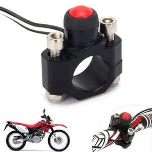 Universal Motorcycle Engine Stop Start Kill Switch Button - Foto 1 di 6