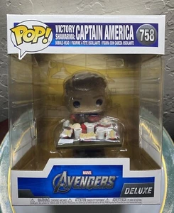 Funko Pop! Deluxe: Marvel - Victory Shawarma: Captain America #758 - Amazon - Picture 1 of 1