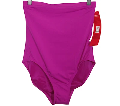 Calças de natação Spanx Berry modeladoras de cintura super alta tamanho 10 - Imagem 1 de 4