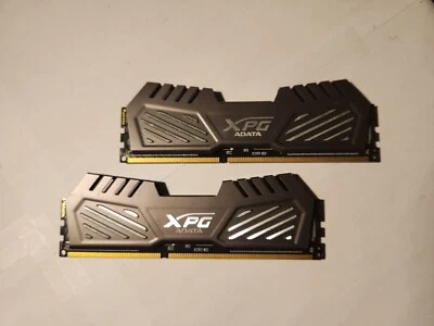Two (2) Adata XPG 8GB 2x4GB DDR3 1600MHz Desktop Memory Ram AX3U1600W5G10-BMV - Image 1 of 2
