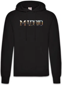 Madrid Hoodie Pullover Skyline City Ciudad Spain Spagna Espagne - Picture 1 of 1