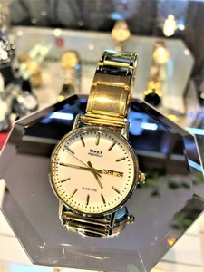 Watch Gold Plated Watch Timex Unisex – Gold Plated Strap, Gift Celebration - Picture 1 of 5