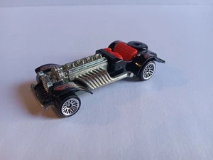 1970 Malaysia Hot Wheels Sweet 16 schwarz mit rotem Interieur, Druckguss offener Kofferraum - Bild 1 von 18