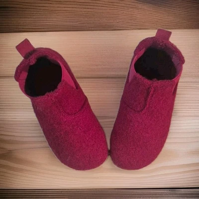 ZAPATILLAS LIVING KITZBUHEL NIÑOS CHELSEA/CEREZA OSCURA/SUELA DE GOMA/EU 27/US 10/¡NUEVAS!! Foto 1 de 4