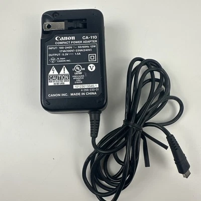 AUTÉNTICO GENUINO Adaptador de Corriente Compacto Canon CA-110 Para HF-R20/200 VIXIA HF-R Foto 1 de 4