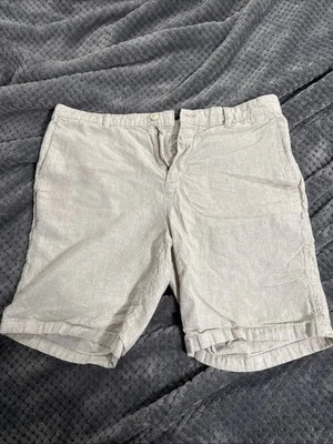 Pantalones cortos de lino/algodón para hombre Calvin Klein talla 34 Foto 1 de 3