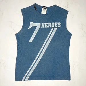 Camiseta sin mangas Dolce Gabbana 7 Heroes Vintage 2000’ talla 36/50 - Imagen 1 de 12