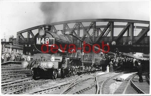 Eisenbahn Foto GWR 7029 Clun Castle Paddington 1965 4-6-0 Lok letzte Dampflok - Bild 1 von 1
