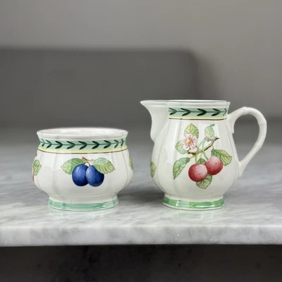 Crema y azucarero Villeroy & Boch French Garden Fleurence sin tapa Alemania Foto 1 de 4