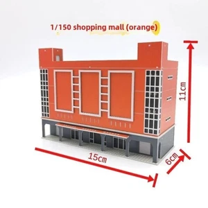 Modelo moderno de edificios de gran centro comercial paisaje ferroviario escala 1:150 - Imagen 1 de 13