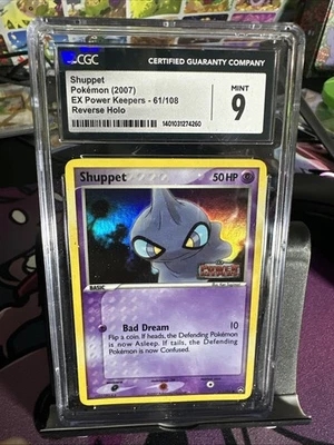 Pokémon TCG Shuppet Pokémon 2007 EX power keepers – #61/108 Reverse Holo - Image 1 of 2