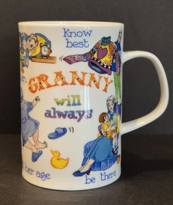 Lovely Dunoon GRANNY Mug by Cherry Denman English Fine Bone China VGC - Picture 1 of 4
