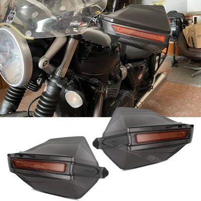 7/8'' Smoke Handguard Hand Shield Windproof For Triumph Speedmaster Speed Twin - Image 1 of 4