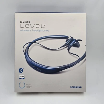 Samsung Level U EO-BG920 In-Ear Wireless Headphones Around Neck Blue  BNIB - Image 1 of 4