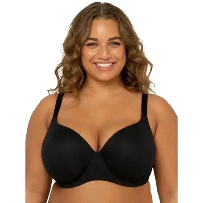 Sujetador Fit For Me by Fruit of the Loom negro con aros para mujer, sujetador Fit For Me, Foto 1 de 4