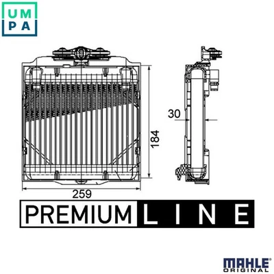 OIL COOLER AUTOMATIC TRANSMISSION CLC 102 000P FOR BMW 5/F11/F10/Gran/Turismo - Image 1 of 4