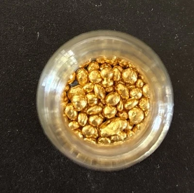 1 Gram Solid 24ct Gold Grain Shot 999.9 Fine Bullion Pure AU 1g Tested ✅ - Image 1 of 4