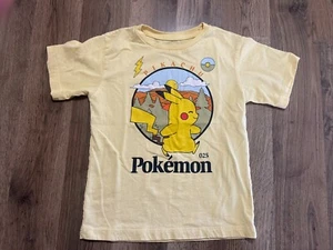 Pokemon Shirt, Boy's Toddler Size XS, Yellow, PICKACHU POKEMON - Picture 1 of 9
