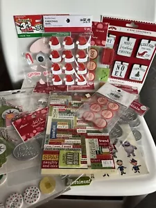 Lote mixto de pegatinas y adornos temáticos de Navidad -20 artículos - Imagen 1 de 14