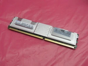 416471-001 Hewlett-Packard 1GB, 667MHz, PC2-5300F-5, DDR2, dual-rank x8, 1.80V, - Picture 1 of 1