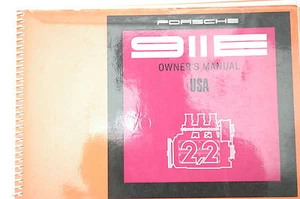 Porsche 911E Proprietari Manuale 1970 #10 WKD462423 Blem Originale 1st Edizione - Picture 1 of 3