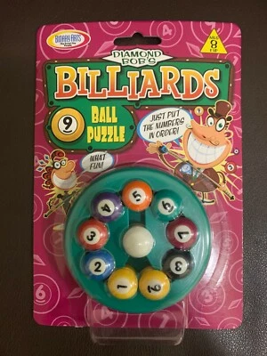 BINARY ARTS Diamond Bob's BILLAR 9 bolas rompecabezas rompecabezas 1998 ¡NUEVO! Foto 1 de 2